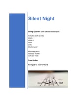 Silent Night - for String Quartet (with optional glockenspiel) P.O.D cover